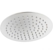 Lineabeta - Pomme de douche ronde de 20 cm en acier inoxydable de