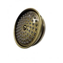 Horus - Solo soffione retrò in bronzo opaco.