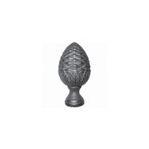 Pomme de pin fonte taraudée m 10 à visser Deco Fer Forge