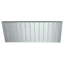 Alpi Spa - Pomme de tête métal carrée Slim 250x250 chromée