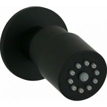 Sphera Docce E Accessori - Pommeau de douche à jet rond réglable en laiton avec finition noire mate Sphera Noir mat