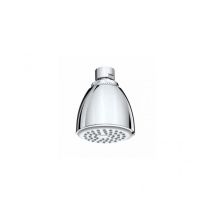Bossini – Pomme de douche en laiton chromé Ovo-Gom – Douche de tête – Forme, Matières, Largeur, Longueur, Hauteur