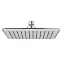 Bodyclean - Pommeau de douche rectangulaire 17 x 23cm chromé design en abs