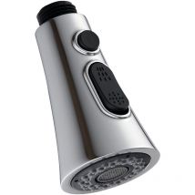 Lucky-88 - Mitigeur de cuisine Tête de pulvérisation de robinet évier 3 fonctions G1/2 buse de tête de pulvérisation extractible pour robinet de