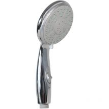 Hammel - Pommeau de douche Douchette 5 jets à tête chromee extra plate avec bouton stop