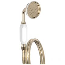 Jacob Delafon - Pommeau de douche Cléo 1889 or + flexible