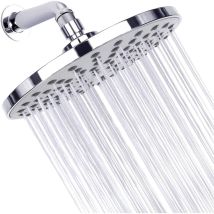 Tête De Douche Ronde 9" G1/2 Haute Pression Pivotante Ultra Fine Remplacement