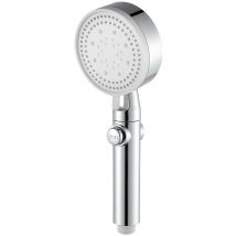 Serbia - Pommeau de Douche,Pommeau Douche Anti Calcaire,Douche Haute Pression avec 4 Jets,Douchette avec Interrupteur,Pommeau de Douche Economie