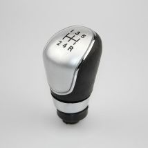 Pommeau de Levier de Vitesse à 5 Vitesses pour Ford Focus 2 MK2 fl MK3 MK4 MK7 Mondeo Kuga Galaxy Fiesta - Argent