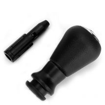 Jeffergarden - Pommeau de levier de vitesse de voiture manuel à 5 ​​vitesses avec adaptateur adapté pour Peugeot 106 206 306 406 806 107
