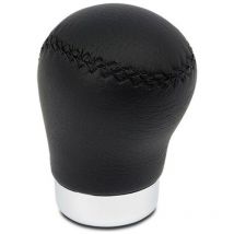 Bc Corona - Pommeau court cuir noir - Avec bague de marche arriere