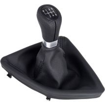 Pommeau de levier de vitesse en cuir perforé noir 6 vitesses compatible avec BMW Série 1 e81 e82 e87 e88 bouton plug play pièce de rechange pommeau