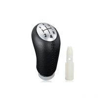 Pommeau de levier de vitesse manuel pour Renault Clio iii 2005-09, Megane 2 Laguna 2003-09, cuir noir, avec adaptateur Aiperq