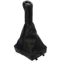 Corona - Pommeau et Soufflet noir compatible avec Volkswagen Polo 02-09 - 5-6 vitesses