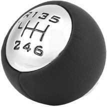 Pommeau de levier de vitesse, pommeau de levier de vitesse de voiture à 6 vitesses de haute qualité adapté pour Peugeot 307 308 3008 407 5008 807