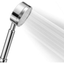 Habientôt - Pommeau De Douche Haute Pression En Acier Inoxydable 304 Pommeau De Douche Baignoire À Économie D'Eau Installation Facile