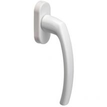 Prodif - Pomo basculante Ovalfiliz Cuadrado 7x10 mm 2 tornillos 5x30 - Blanco 9016 - 675355