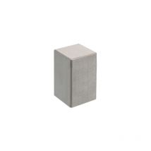 Pomo cuadrado Ø20 mm Design Mat Acero inoxidable cepillado - DM8532.IN.20.5