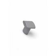 Bouton de meuble Carré argent zamak H.25 x L.20 x D.20 mm REI