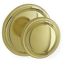 Clovan - pomo laton 2000l pulido brillo , Pomo para puerta 2000/LPlaca grande 80mmLatón pulido.