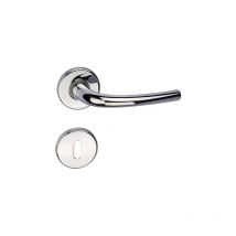 Jatec - Pomo puerta PZ,Sabina con roseta,Cromado