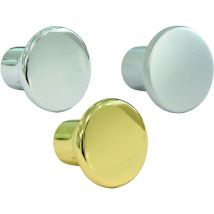 Pomoli per mobili mod.ga09 in zama - ø mm.24 cromo opaco