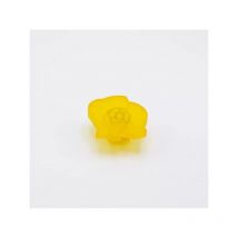 Pomolo giallo a forma di elefantino in goffrato fine 53x56x25mm - 427E Animalier