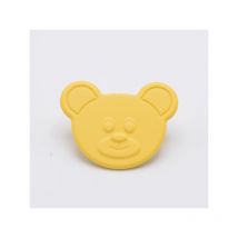 Pomolo Bimbi Yoghi in goffrato fine giallo