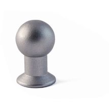Pomolo in ottone oro lucido 14 mm – 8009629923563 – Pomolo elegante per mobili – 1 pezzo – MADIDEF