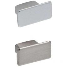 Pomolo in stile moderno linea design Serie 11 - Nichel Satinato