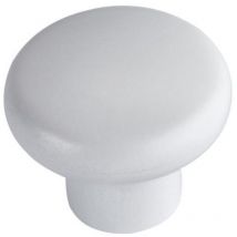 Pomolo in resina ART.24PP mm 24 bianco 25 pz