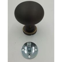 Pomolo per porta Valli & Valli – D.70 mm – Alluminio – Bronzo anticato