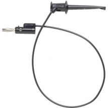 Pomona Electronics - 3782-24-0 Cordon de mesure Banane mâle 4 mm pinces crocodile 0.60 m noir 1 pc(s)