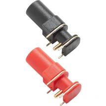 Pomona Electronics - 73099-2 Prise de sécurité pour montage sur circuit imprimé r/a 4 mm rouge