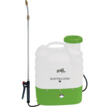 Opiros - Pompe A' Bandoulie're A' Dos Avec Batterie Au Lithium 12v 8ah Pour Pulve'risation E'Lectrique 16 Lt. Avec Lance Te'lescopique Bianco Litio