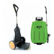 Pompa irroratrice 2in1 zaino Spalla e Trolley 16lt Batteria litio 8A Iris Elite g&f