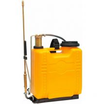Pompa Irroratrice a Pressione a Zaino in Plastica Capacità 16 Litri Bauer Primavera Giallo