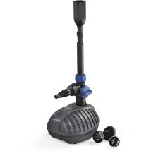 Fontana da giardino Oase Aquarius Set 750 lt – Pompa per fontana subacquea – Portata max 720 l/h, Altezza max 1,10 m, 3 ugelli – 43041