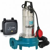 Calpeda - Pompa sommersa gqgm 6-21 per drenaggio acque luride con trituratore Monofase 1,1kW automatica con galleggiante