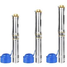 Pompa Per Pozzi Profondi 750w 1hp Pompa Sommersa Per Pozzi Con Portata Di 4000 L/h Pompa Per Tubi Con Commutazione Automatica Pompa Da Giardino 4 