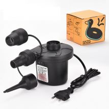 Beijiyi - Pompe à Air Électrique Gonfleur Dégonfleur, 220V/50W Gonfleur, Pompe à Pagaies avec 3 buses, Gonfleur dégonfleur électrique pour matelas