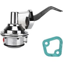 Jeffergarden - Pompe à carburant mécanique à double soupape chromée de rechange pour ford small block windsor V8 221351