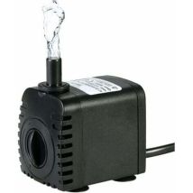 Pompe à Eau Submersible, 600L/H 8W Pompe Eau Aquarium Ultra-silencieux avec 4 Pieds de Ventouses pour Fontaines Fish Tank Hydroponic Systems avec 2
