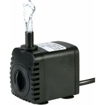 Pompe à Eau Submersible, 600L/H 8W Pompe Eau Aquarium Ultra-silencieux avec 4 Pieds de Ventouses pour Fontaines Fish Tank Hydroponic Systems avec 2