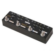 LIFCAUSAL Pédale Multi-Effets 5-en-1 SOL918 - Bypass Véritable avec Réverbération/Délai/Boucle FX/Overdrive/Distortion pour Guitare/Basse/Instruments