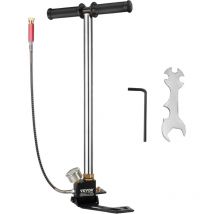 Mophorn - vevor atmt Pompe a Pied 0-4500 psi, Pompe a Pneumatique a 3 Etages, Pompe a Haute Pression, Gonfle-Pneu pour Velo, Fusil a Air avec