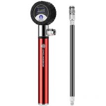 Fei Yu - Pompe à vélo portable Mini pompe à vélo Pompe à vélo pliable America Mouth Road Mountain, rouge