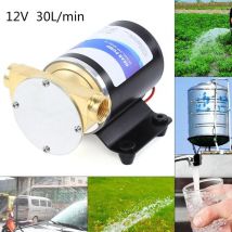 Senderpick - Pompe de cale auto-amorçante, pompe de lavage de pont, pompe de cale 12 v, pompe à eau, pompe submersible 23 L/30 L/min, pompe de puits,
