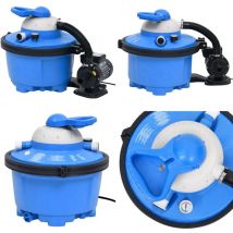Vidaxl - Pompe de filtration à sable Bleu et noir 385x620x432mm 200W 25L - pompe filtrante à sable - pompes filtrantes à sable - Home & Living