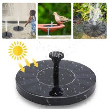 Swanew - Pompe de fontaine à énergie solaire Pompe solaire, pompe de bassin, fontaine, 190L/h 7V 1.5W